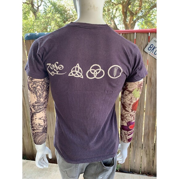 1984 Led Zeppelin Band Shirt Vintage 80s Icarus Concert Tour Single Stitch M - Picture 5 of 10